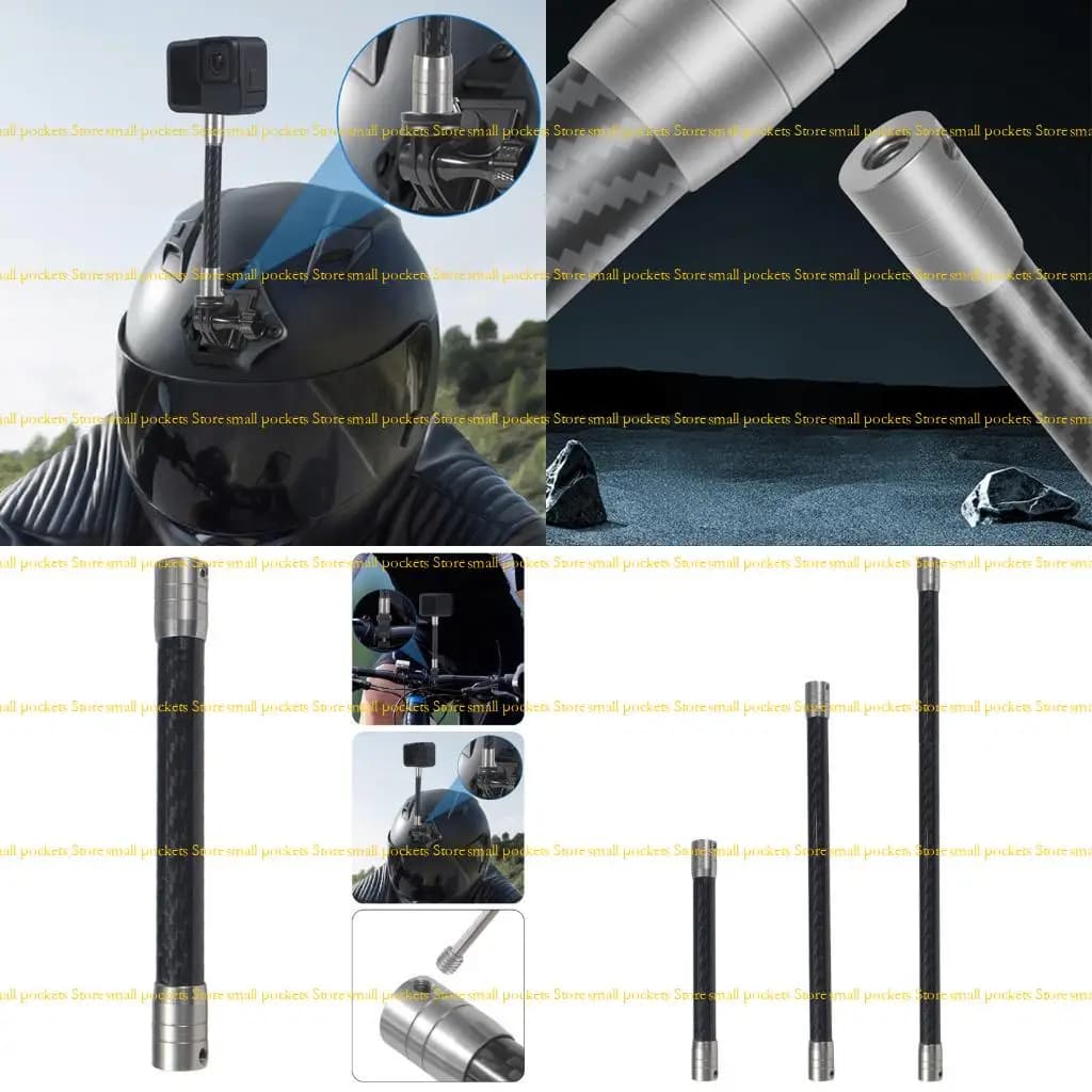 Stainless steel connectors for carbon fiber mounting R1WD 1/4 for action cameras improve