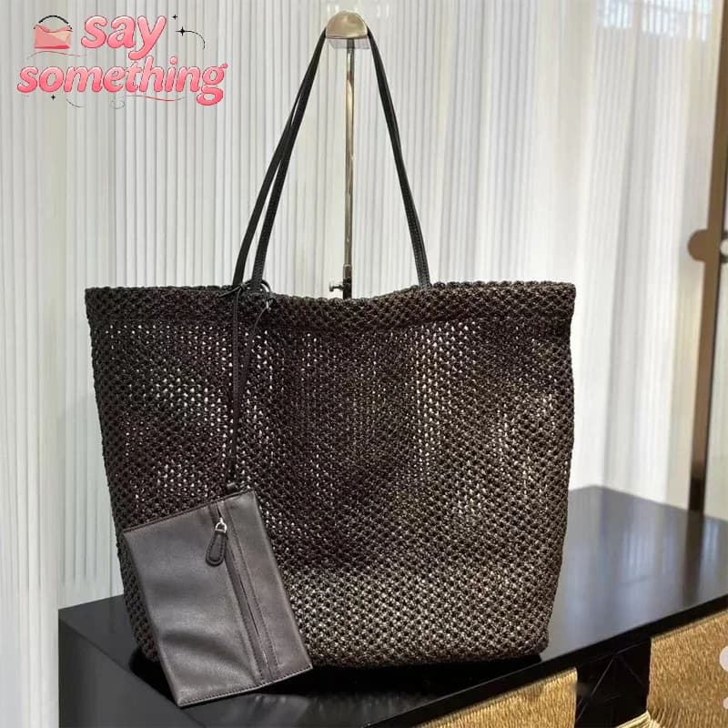 2026 New Bohemian Beach Tote Bags For Women Luxury Designer Handbag Purses leisure Large Capacity Underarm Shoulder Bag