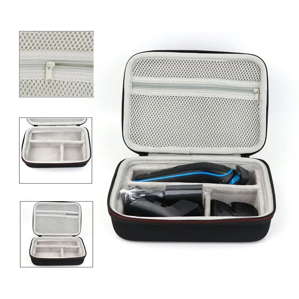 Resistente antiurto per rasoio elettrico Braun Custodia protettiva Custodia per il trasporto Borsa con cerniera Borsa per rasoio per Braun