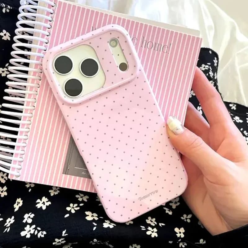 Han Xibo Point Little Fresh Phone Case Is Suitable for iPhone 17 16 15 14 13 ProMax Ultra-thin Anti Drop Protective Case
