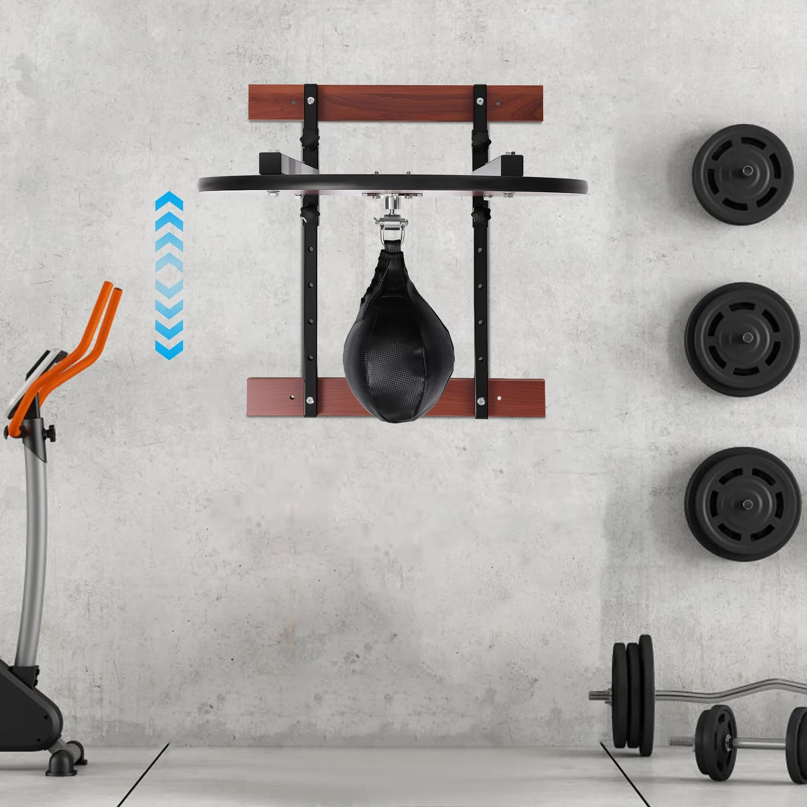 Platform for Speed Bag, Speed Bag for Boxing, Speed Bag Kit for Gyms, Boxing Rooms, Martial Arts Gyms, Boxing Ball