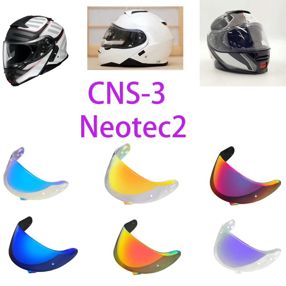 Visiera per casco moto per Shoei Neotec II Neotec Serie 2 CNS-3 Caschi integrali Lente Protezione solare Protezione UV Cosca Visera