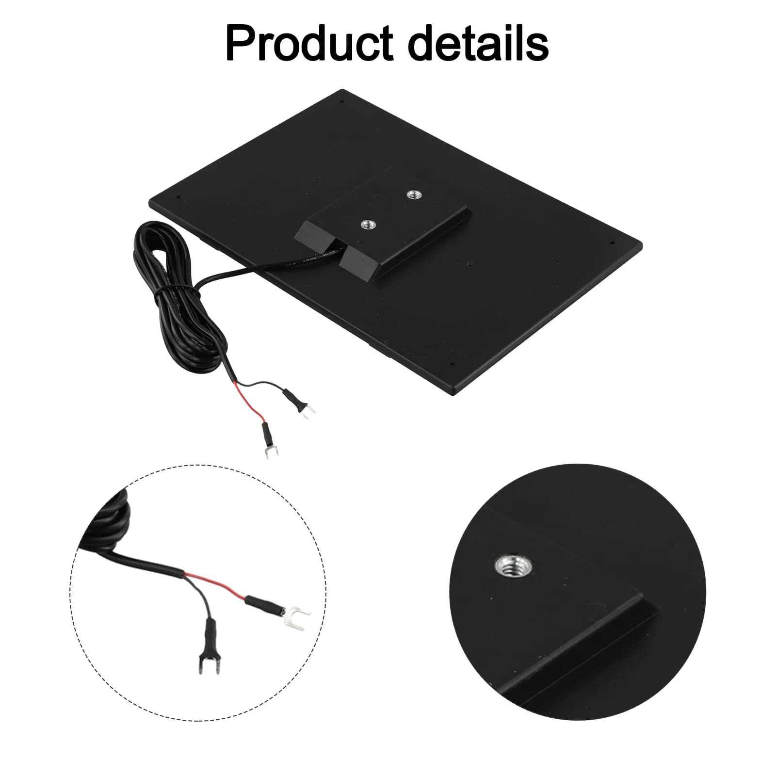Caricatore Solare Efficiente da 10W per Telecamere di Sicurezza, Compatibile con Campanelli Video Ring Modelli 4/3/3 Plus/2, Design Impermeabile IP65