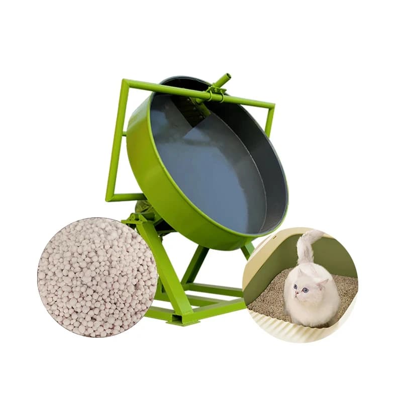 Granulatore a Disco per Lettiera per Gatti in Bentonite
