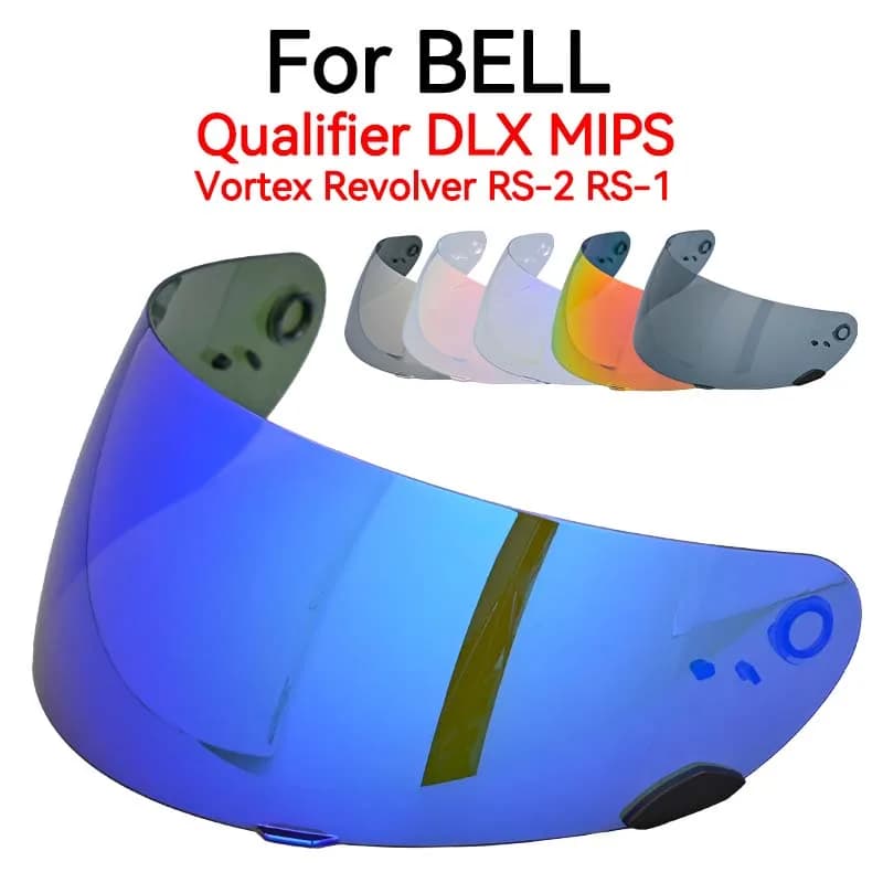 Visiera per casco moto per BELL Qualifier DLX MIPS Anti-graffio UV Vento Shield Occhiali Visiera per BELL Vortex Revolver RS-1 RS-2