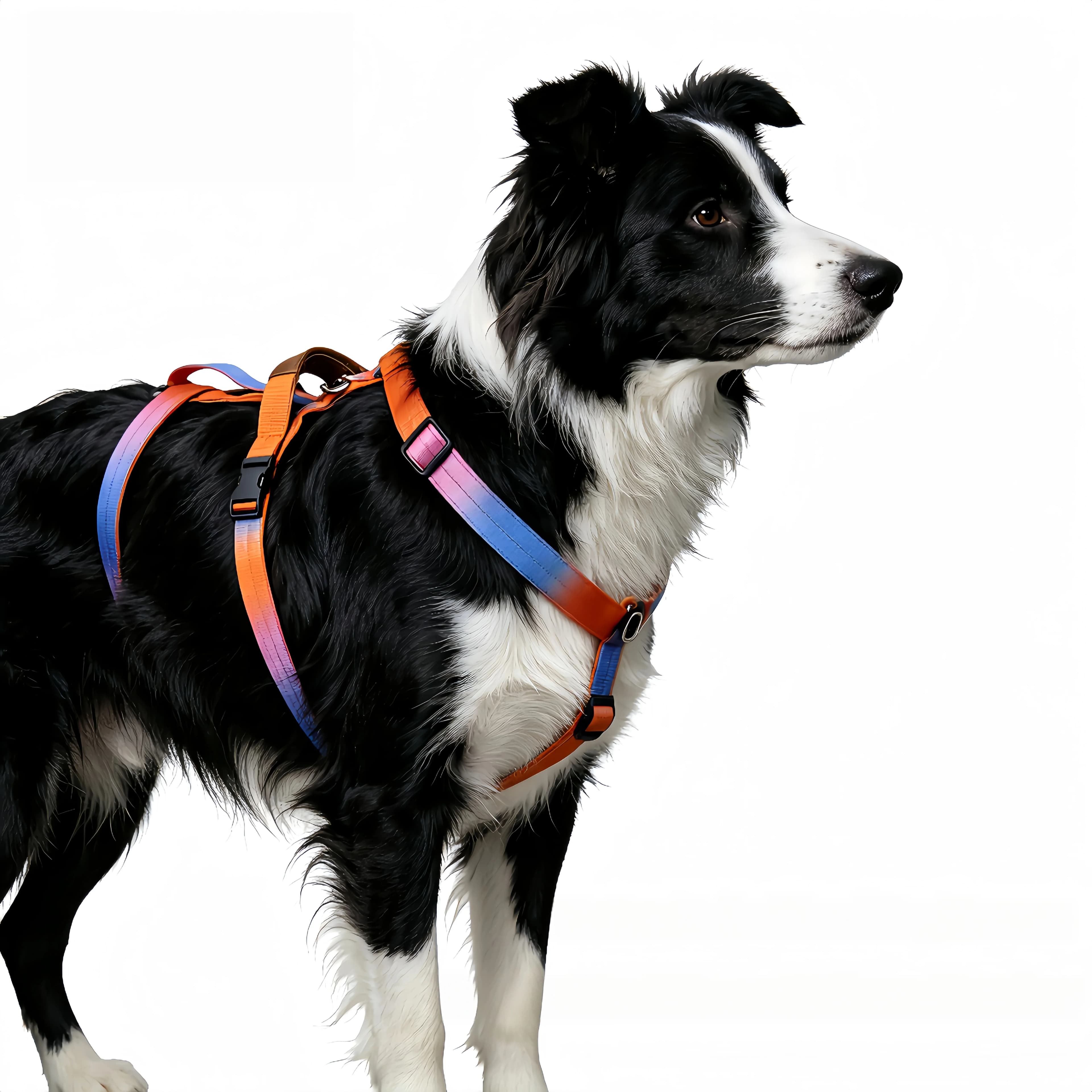 No-Pull Dog Harness for Large Dogs Outdoor Training Pet Supplies Escaspe-Proof Vest Dog Harness Collar Nylon Big Dog Chest Strap