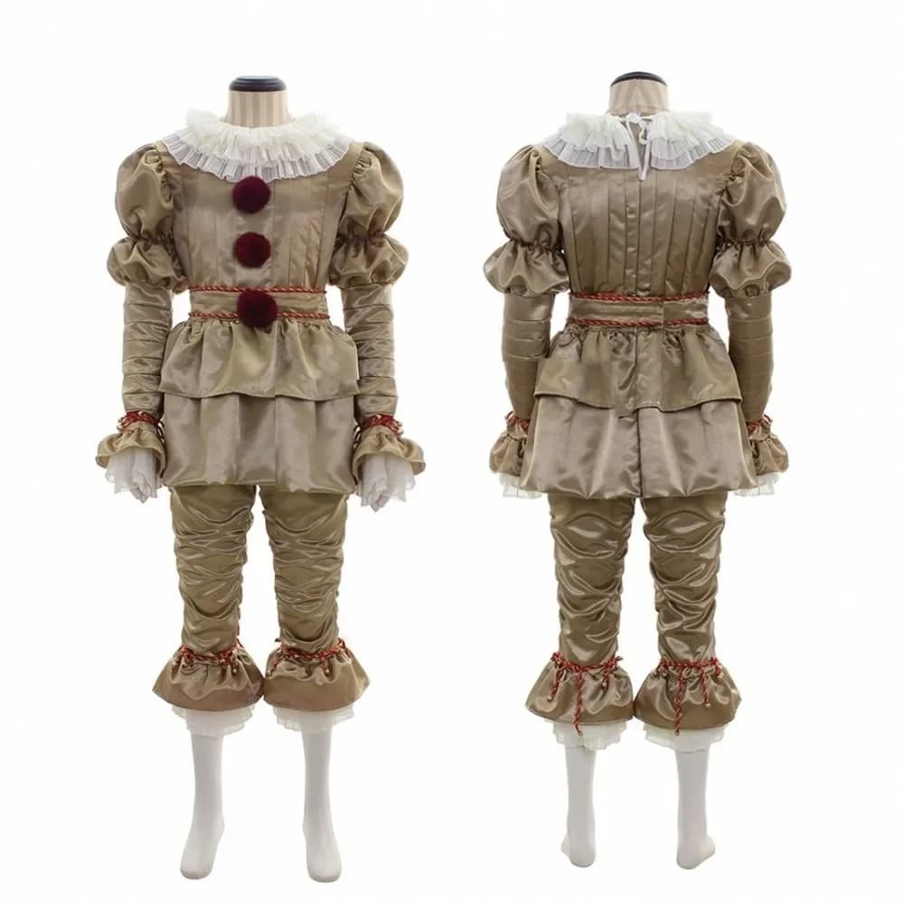 2025 Anime Night Clown Joker Adulto Pennywise Costume Cosplay Halloween
