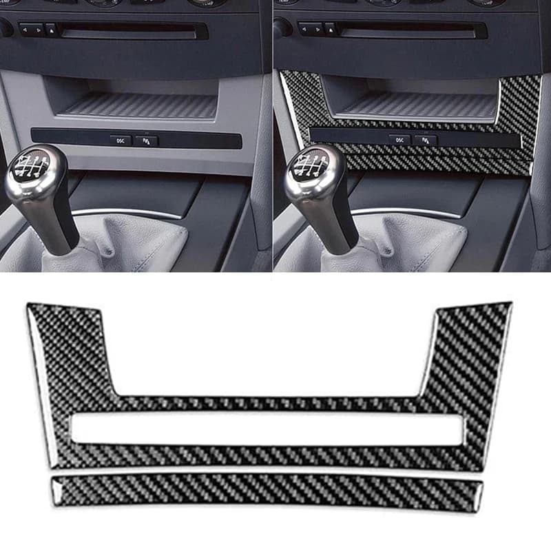 For BMW Series 5 E60 2004 2005 2006 2007 Seat Heating Button Trim Cover Panel Sticker Interior Car Accessories