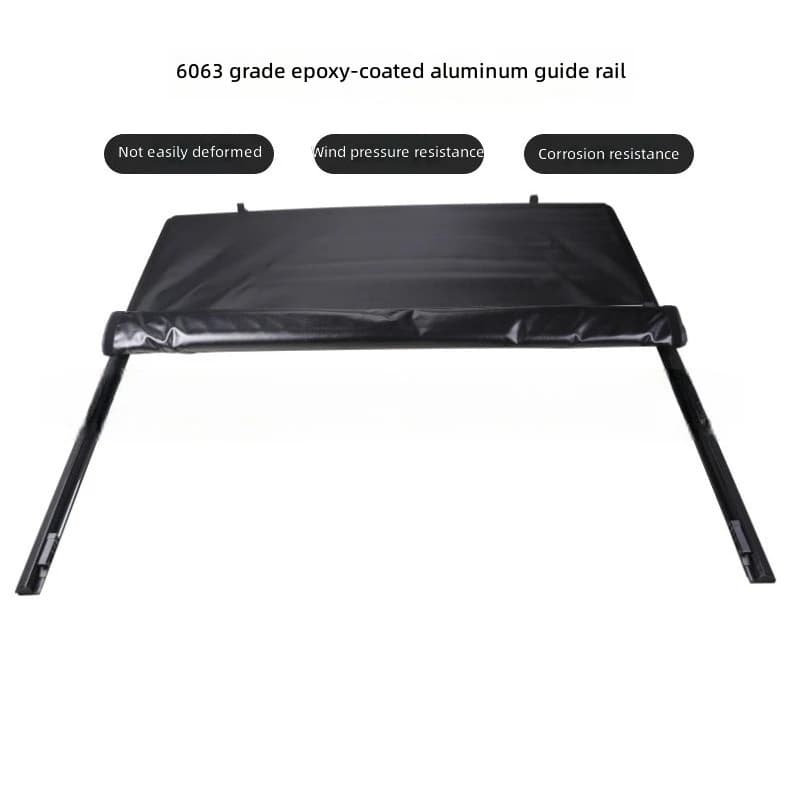 Copertura Morbida Avvolgibile per Ford Ranger Raptor, Coperchio Piatto per Cassone Pickup, in Aluminium and Plastic
