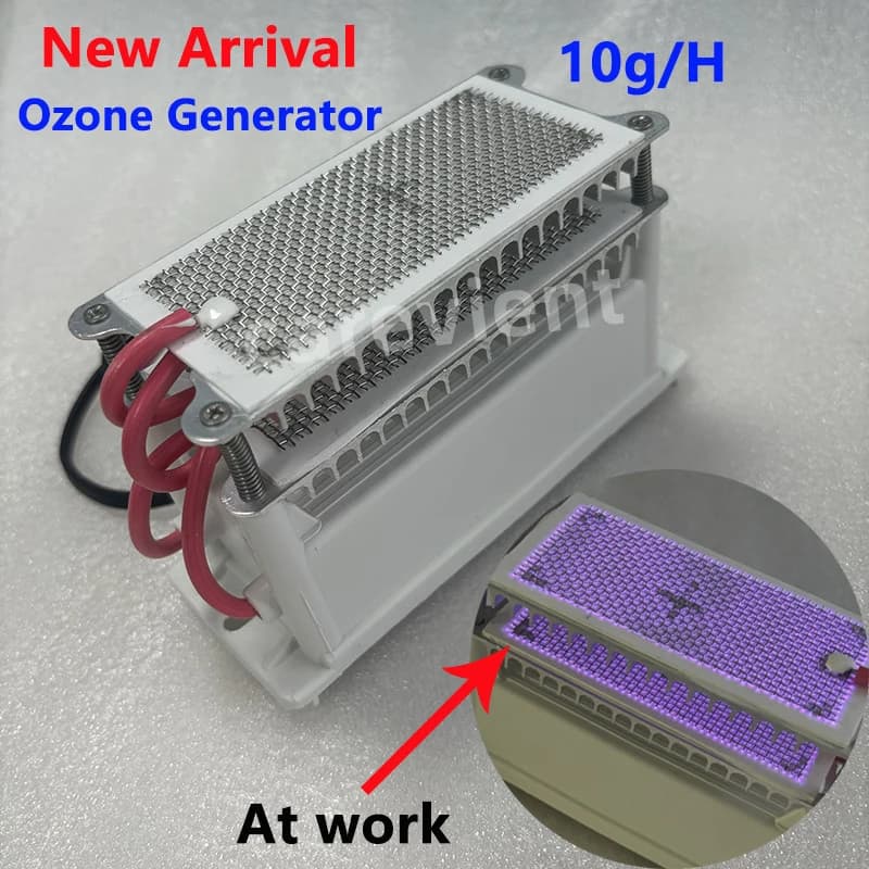 2024 nuovo 220V 10g generatore di Ozono portatile filtro dell'aria ozonizzatore purificatore rimuovere l'odore casa ozonizzatore fai da te O3 Ozono