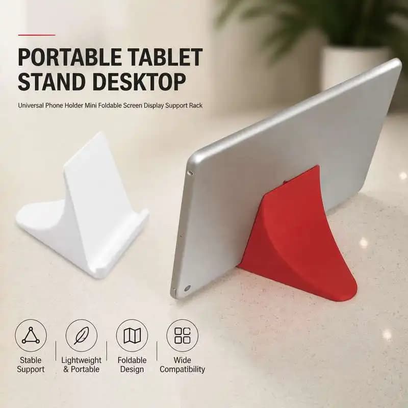 Portable Tablet Stand Desktop Universal Phone Holder Mini Foldable Screen Display Support Rack