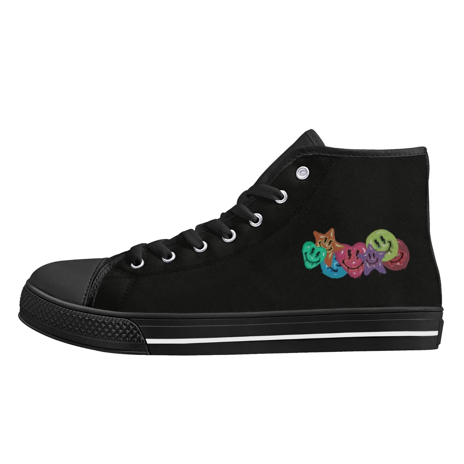 Scarpe Personalizzate dal Design Carino, Sneakers Classiche da Donna con Suola Alta in Tela, Scarpe Vulcanizzate per Ragazze Adolescenti