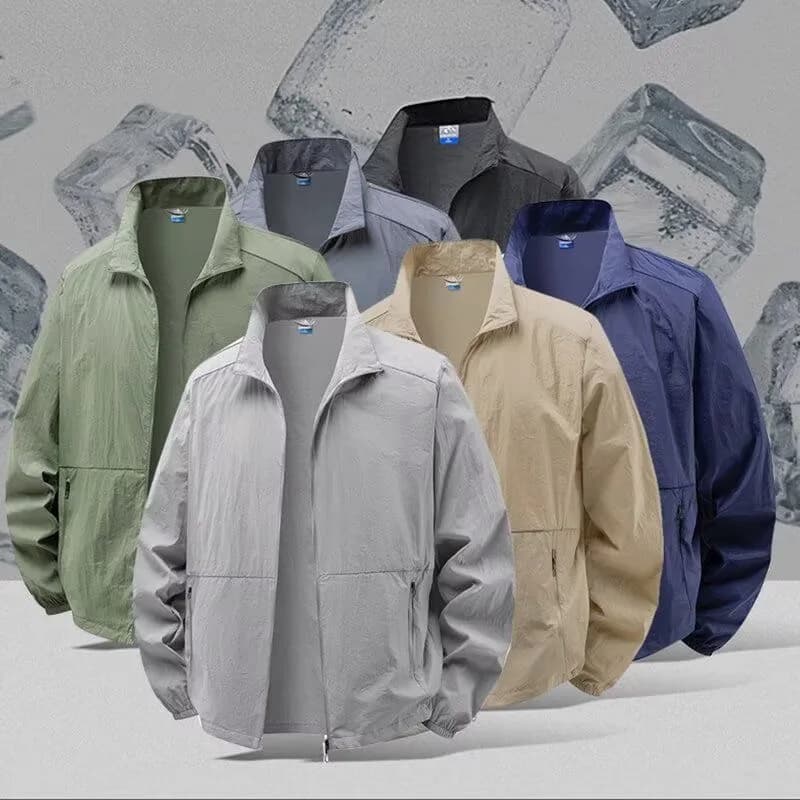 Summer Quick Drying Breathable Jacket Man Outdoor Ultra Thin Sunscreen Casual Skin Coats Fishing Climbing Hiking Anti UV Outwear