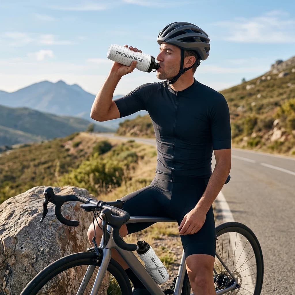 Squeeze Water Bottle Leakproof Cycling Water Bottle for Road Bike Mountain Biking BPA-Free PP Sport Hydration 2-Pack Durable
