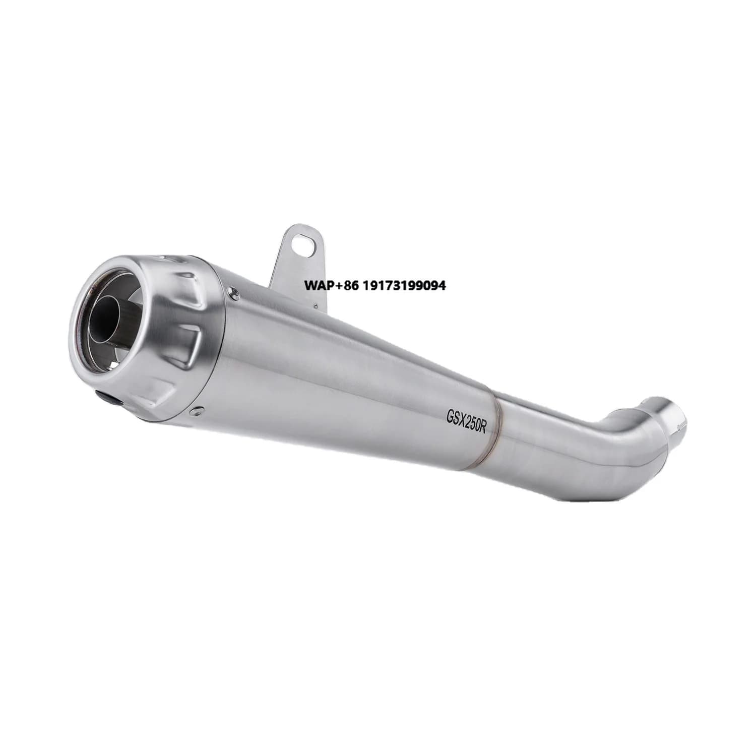 Sistema di scarico moto GSX250 GSX250R con tubo marmitta a freccia in acciaio inossidabile di dimensioni personalizzate