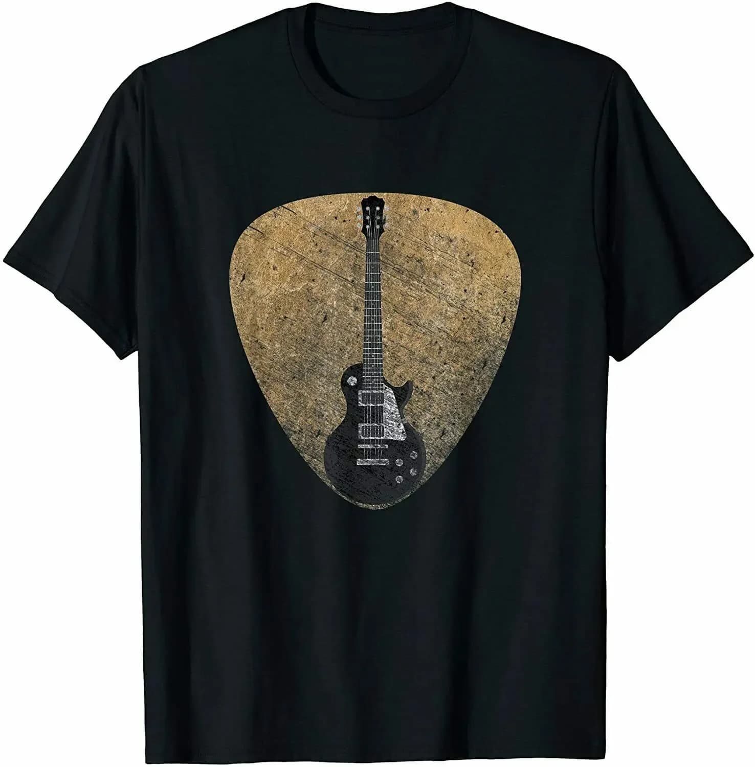 T-shirt per basso elettrico con strumento per amante del chitarrista vintage