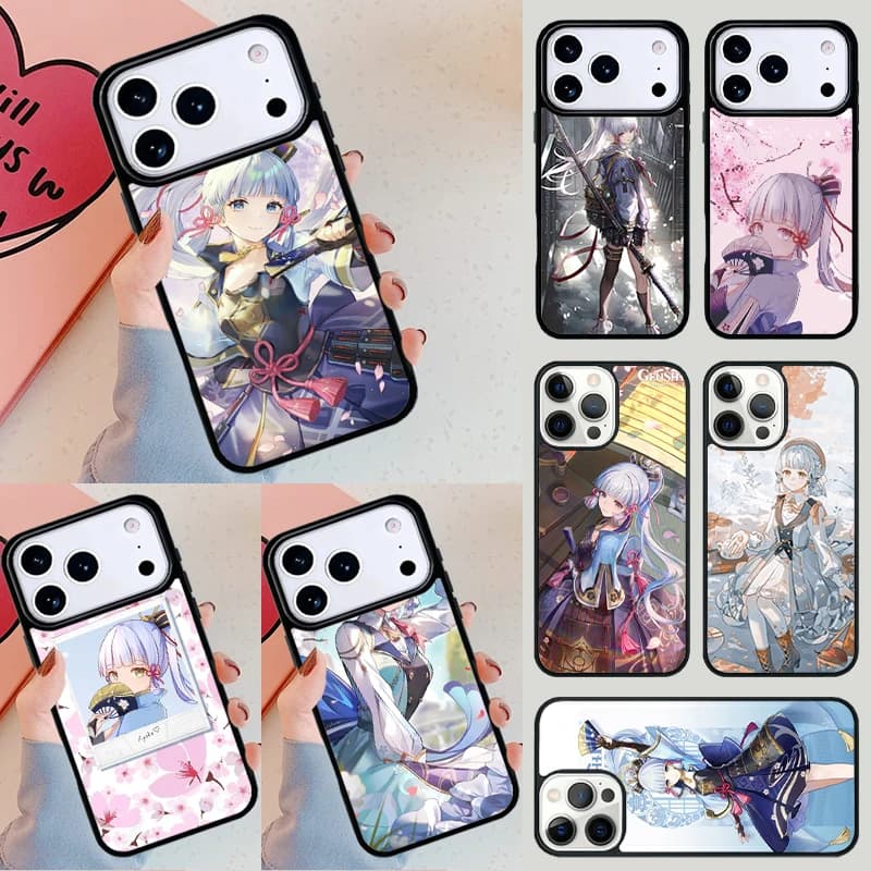 Cover per telefono Genshin Impact Kamisato Ayaka per Apple iPhone 17 Air 16E 15 14 Plus 13 12 11 Pro Max Mini