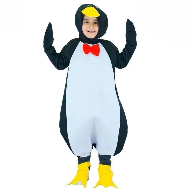 Baby Halloween Costume For Kids Penguin Play Costume Animal Cosplay Clothing For Birthday Party Carnival Christmas SizeS-L