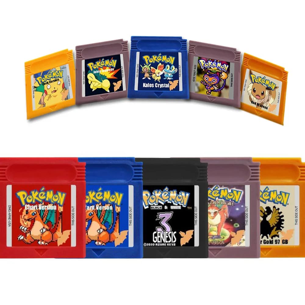 Creepy Black GBC Game Cartridge 16 Bit Video Game Console Card English Language for GBC/GBA