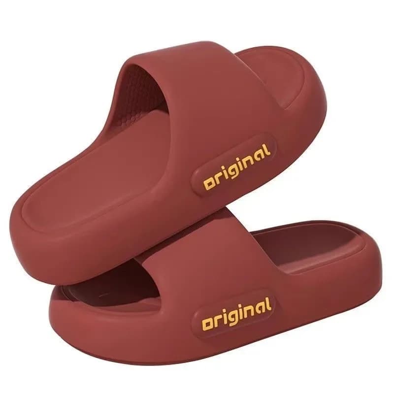 Middle-aged Elderly Couple Bathroom Slippers Non-slip Soft Bottom Summer New Indoor Bathing Comfortable Home Slides