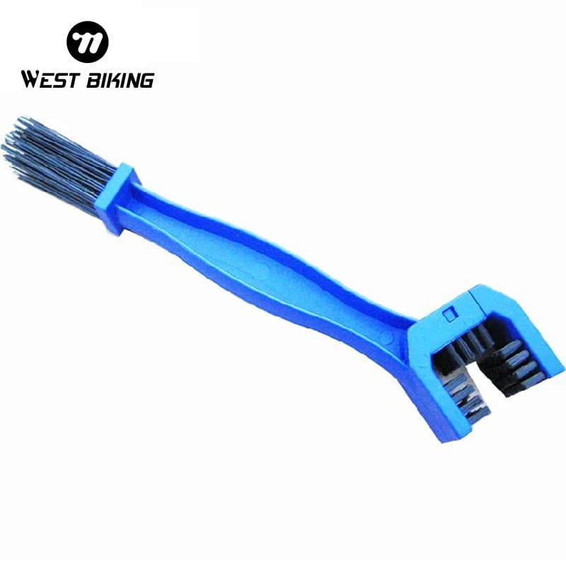 WEST BIKING ciclismo bicicletta catena spazzola pulita Gear Free Wheel Brush Cleaner Outdoor moto Cleaner catena della bicicletta strumenti puliti