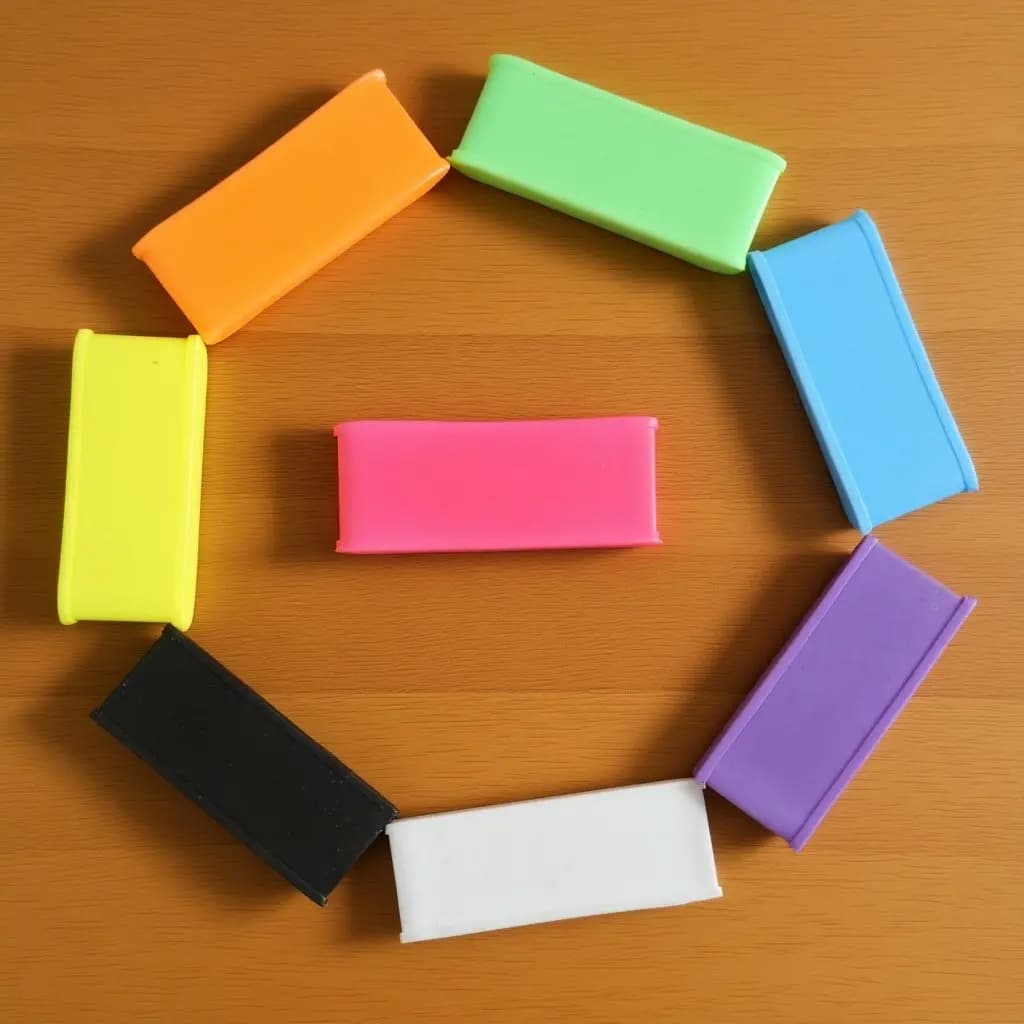 16 Pezzi Fasce Elastiche in Silicone per Impugnatura Racchetta, Protezioni Sottili Resistenti all'Usura per Racchette da Tennis, Badminton e Pickleball