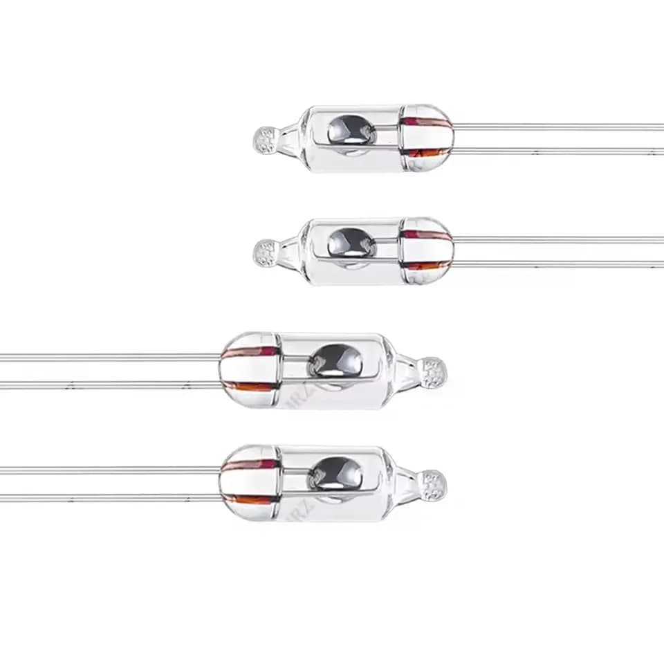 20PCS/Lot Glass Tilt Switch - (On/Off Control) Unidirectional Angle Sensor with 3mm/5mm Ball Diameter, Mercury-Free Design