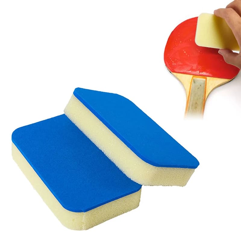(Summer6) Portable Ping Pong Cleaning Sponge Easy to Use Ping Pong Rack Rubber Detergent Accessories for Tennis Rack