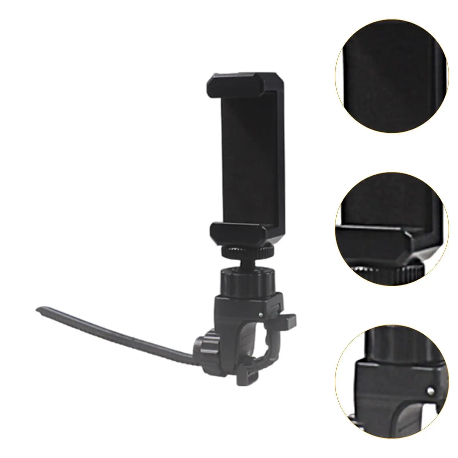 Durable Trumpet Phone Stand Adjustable Lyre Holder for Cell Phone Easy PDF Sheet Music Reading for Clarinet Saxophone Live Band