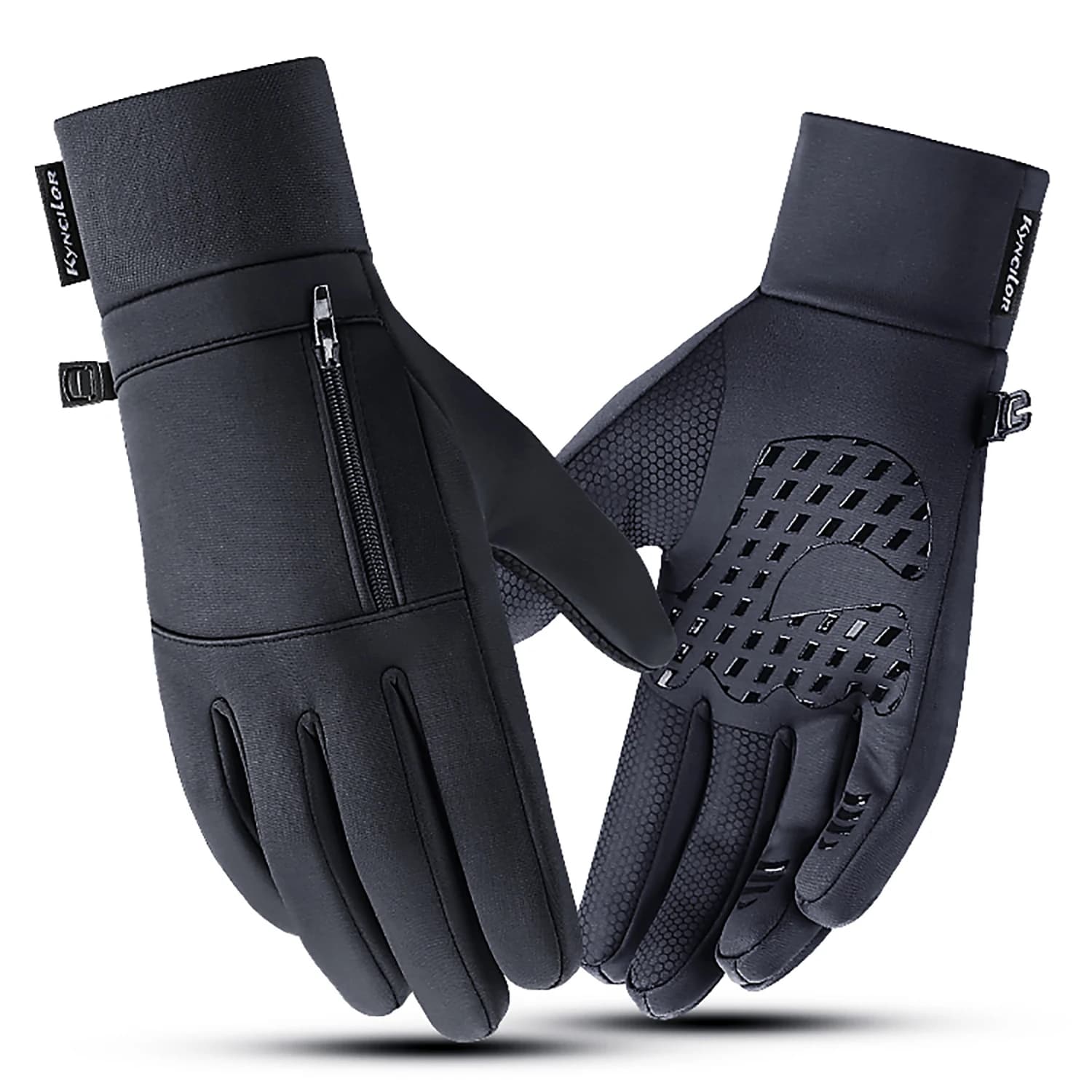 Kyncilor Gym Cycling Gloves Waterproof Bike Gloves with Full finger Touch Screen for Men Women Cycling Gloves Bicycle Gloves