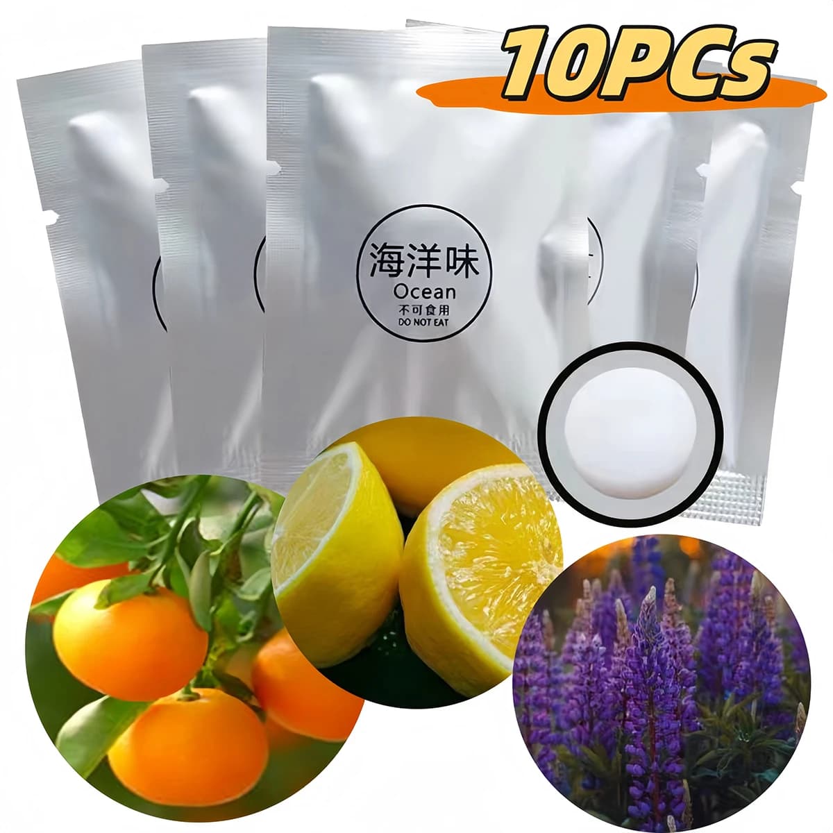 5/10PCs Solid Perfume Tablets For Car Air Intake Deodorant Perfume Recharge For Car Accessories For Indoor Perfume Diffuser Tablet