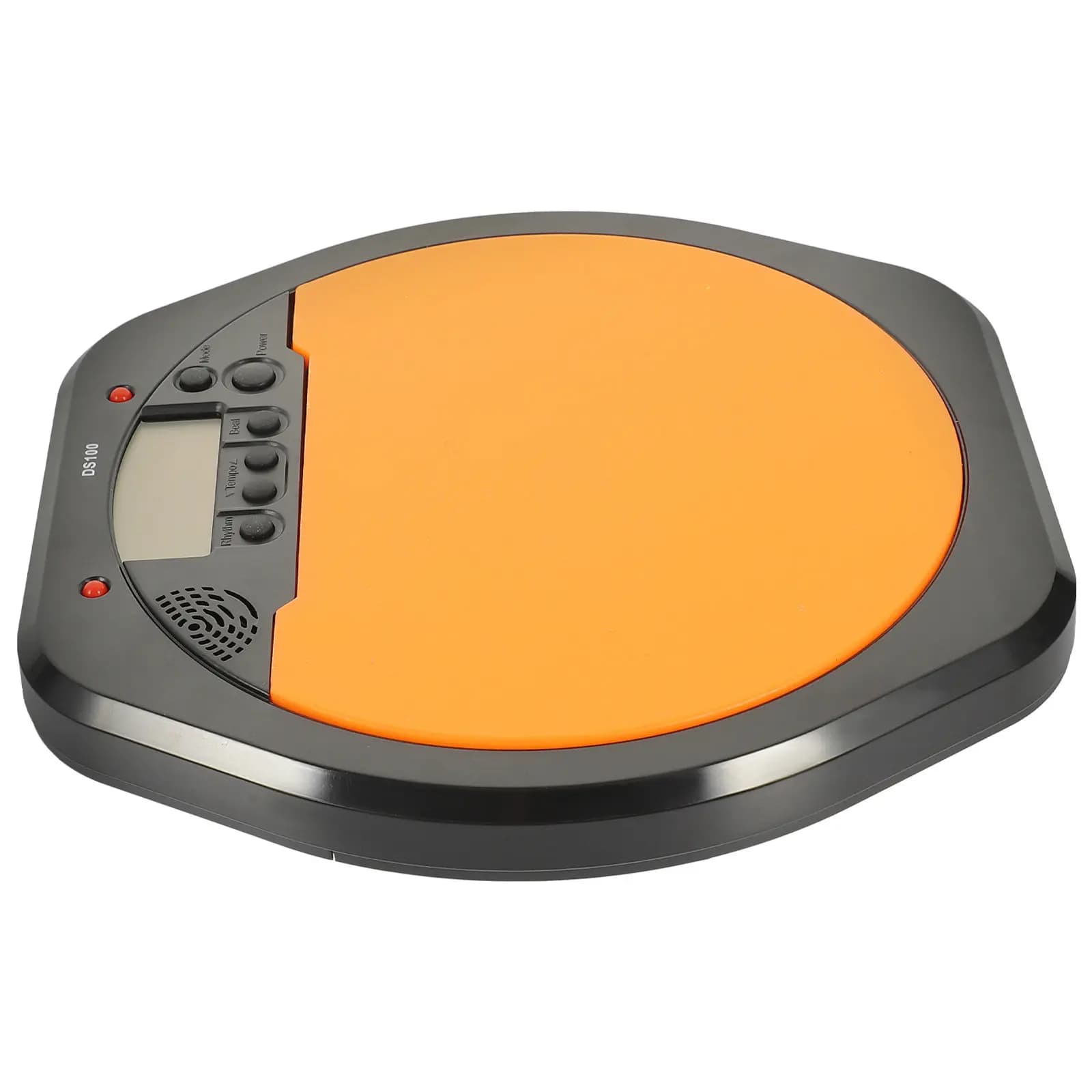 Metronomo Elettronico per Batteria con Display LCD Digitale, Pad per Allenamento Batteristi, Funzione Tap Tempo, Uscita per Cuffie, Alimentazione Esterna DC