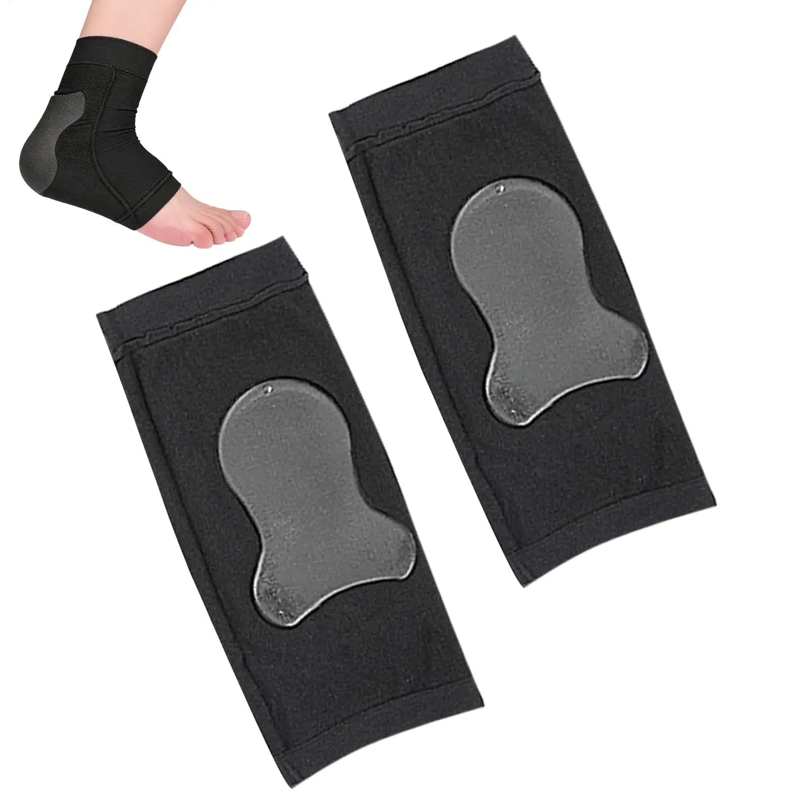 Calzini a compressione in gel per talloni screpolati, per donne e uomini, supporto per la caviglia e cura dei piedi, sollievo per piedi screpolati