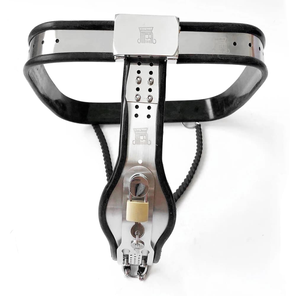 Cintura di Castità Femminile in Metallo, Mutandine Sexy, Dispositivo di Bondage Vaginale, Giocattolo Erotico per Adulti, Biancheria Intima per Donne
