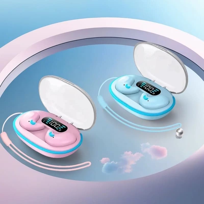 X55Pro Auricolari Bluetooth per dormire Auricolari Bluetooth wireless Auricolari stereo Hi-Fi impermeabili con microfono si applicano agli smartphone