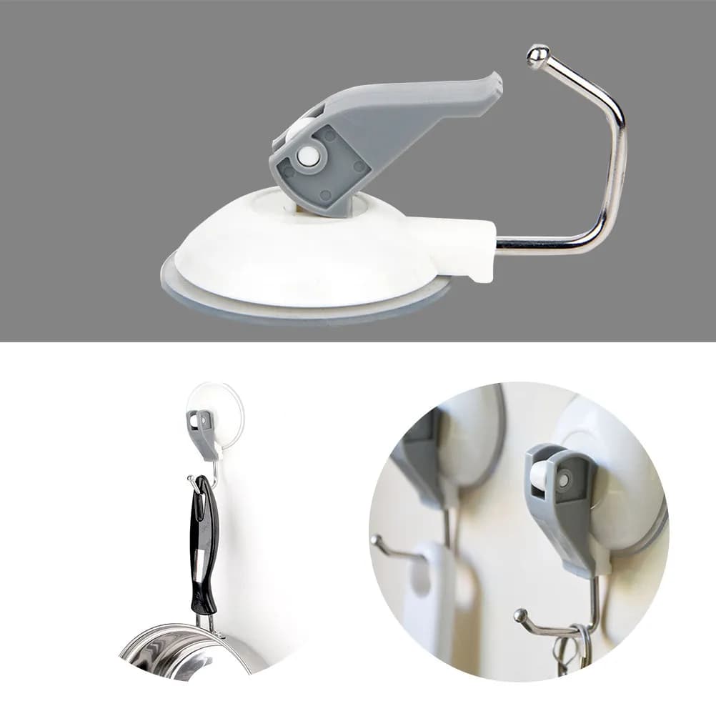 Ganci a ventosa multiuso resistenti in ABS per cucina, bagno, soggiorno, appendiabiti a ventosa rimovibile
