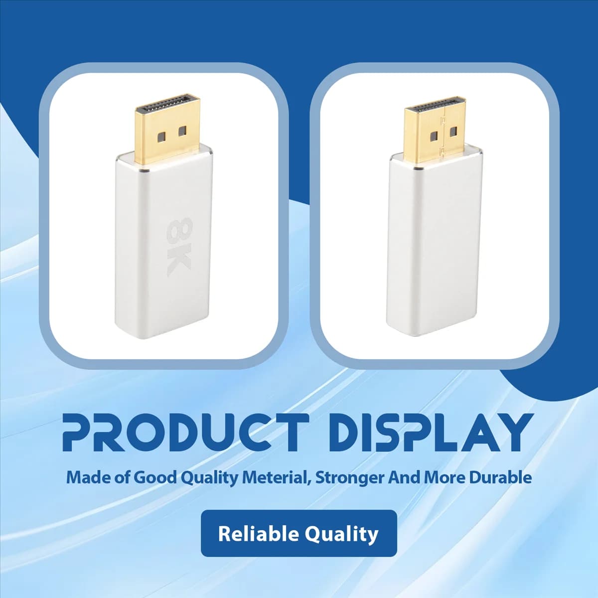 L67A Pro Active Standard Adapter from DP1.4 to HDMI 2.1 compatible, DP to HDMI compatible cable converter, 8K 60Hz support