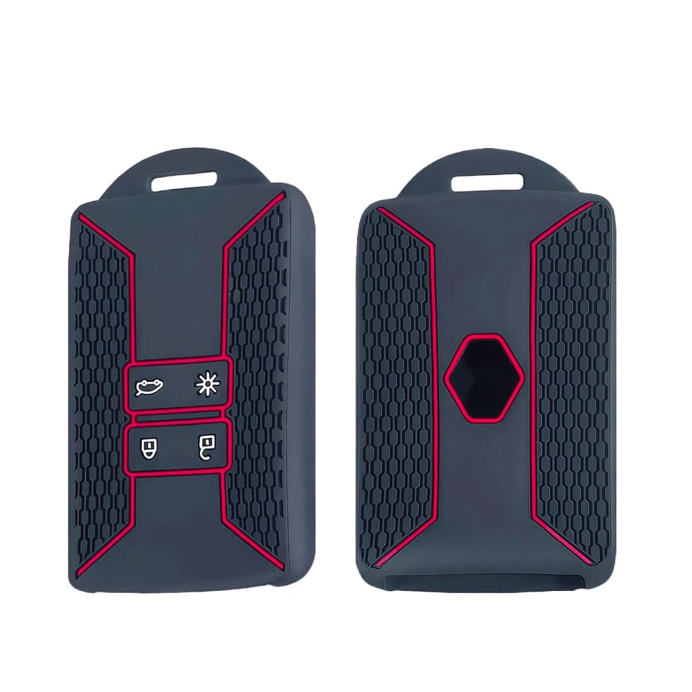 Silicone Car Key Case Cover Fob for Renault Captur Megane Talisman Espace Clio Zoe Koleos Scenic 4 Arkana Dacia Sandero Card