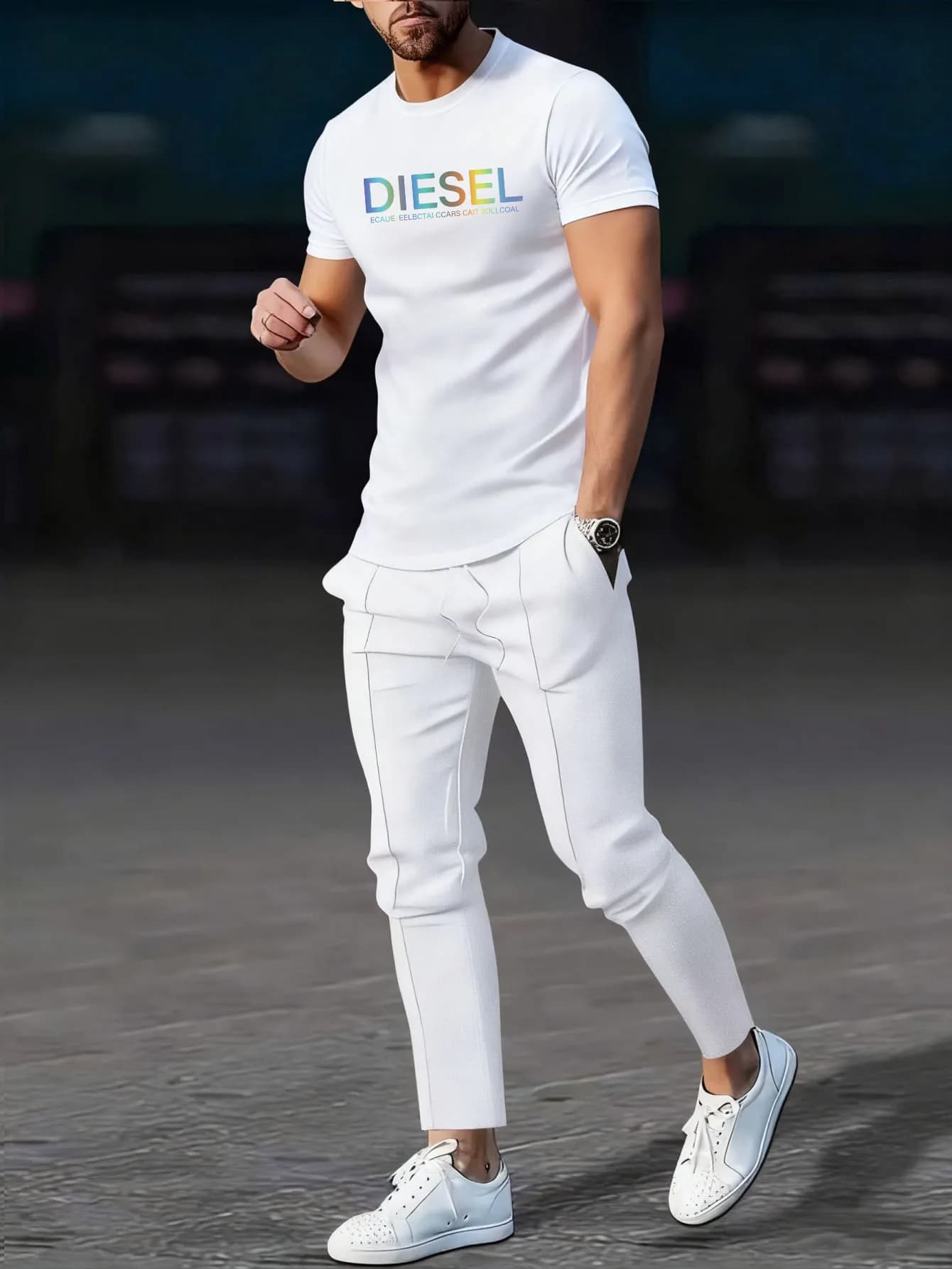 Completo Set Estivo 2026: T-shirt e Pantaloni Sportivi da Calcio da Uomo, Casual a Maniche Corte, per Jogging e Fitness