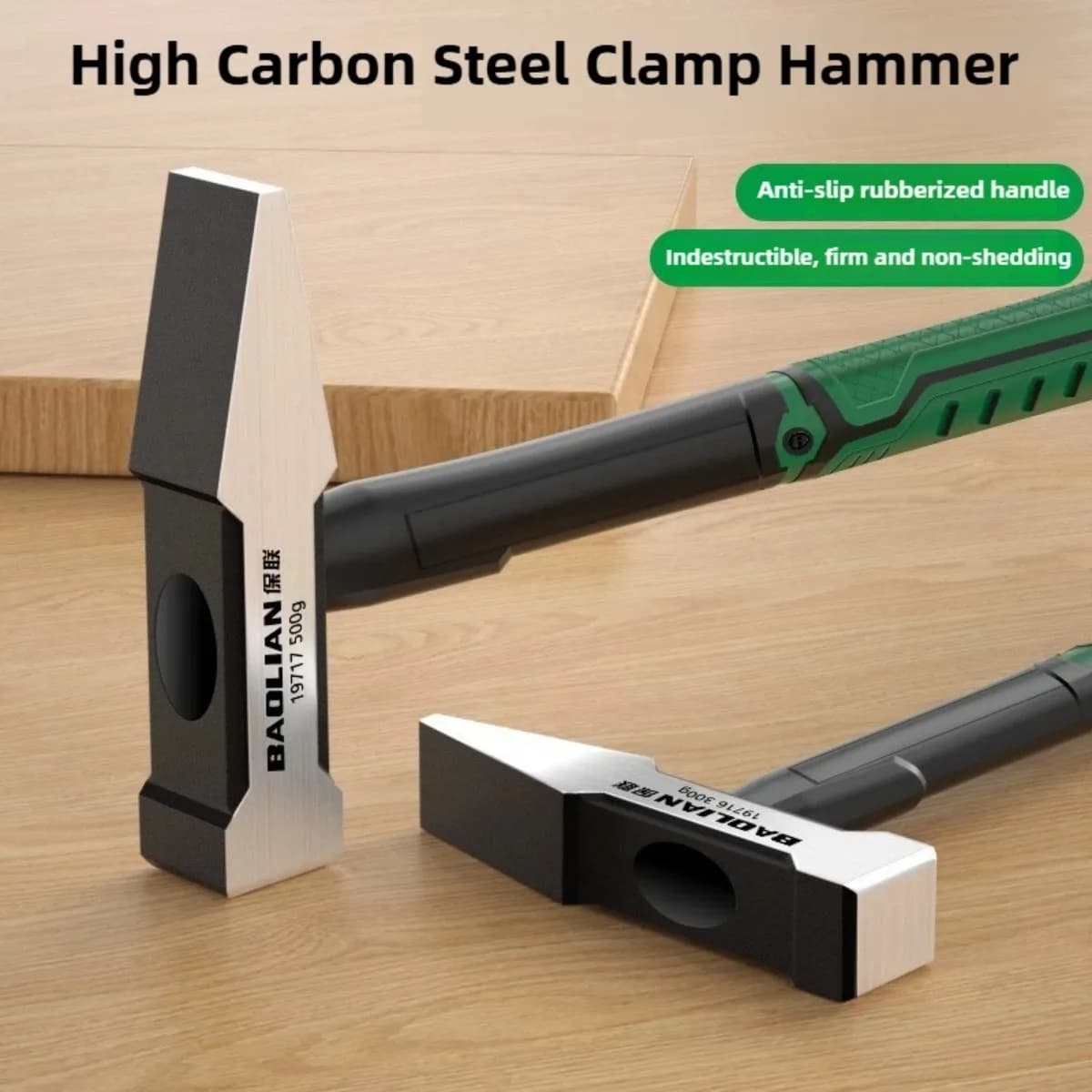 Hardware Tools, Building Decoration, Flat Head Hammer 200 g, Plastic Coated Duck Hammer, Hammer Head 500 g, Monitor Hammer