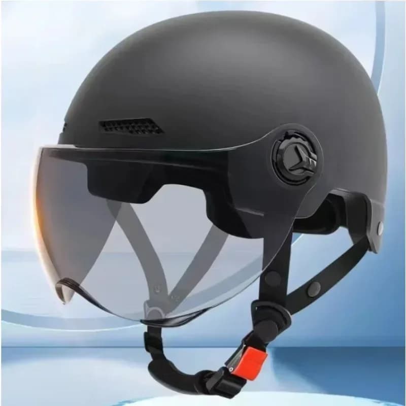 Bicycle Safety Helmet Certificate 3C Half Adult Children's Electric Bicycle Helmet for Men and Women with Protection Glasses