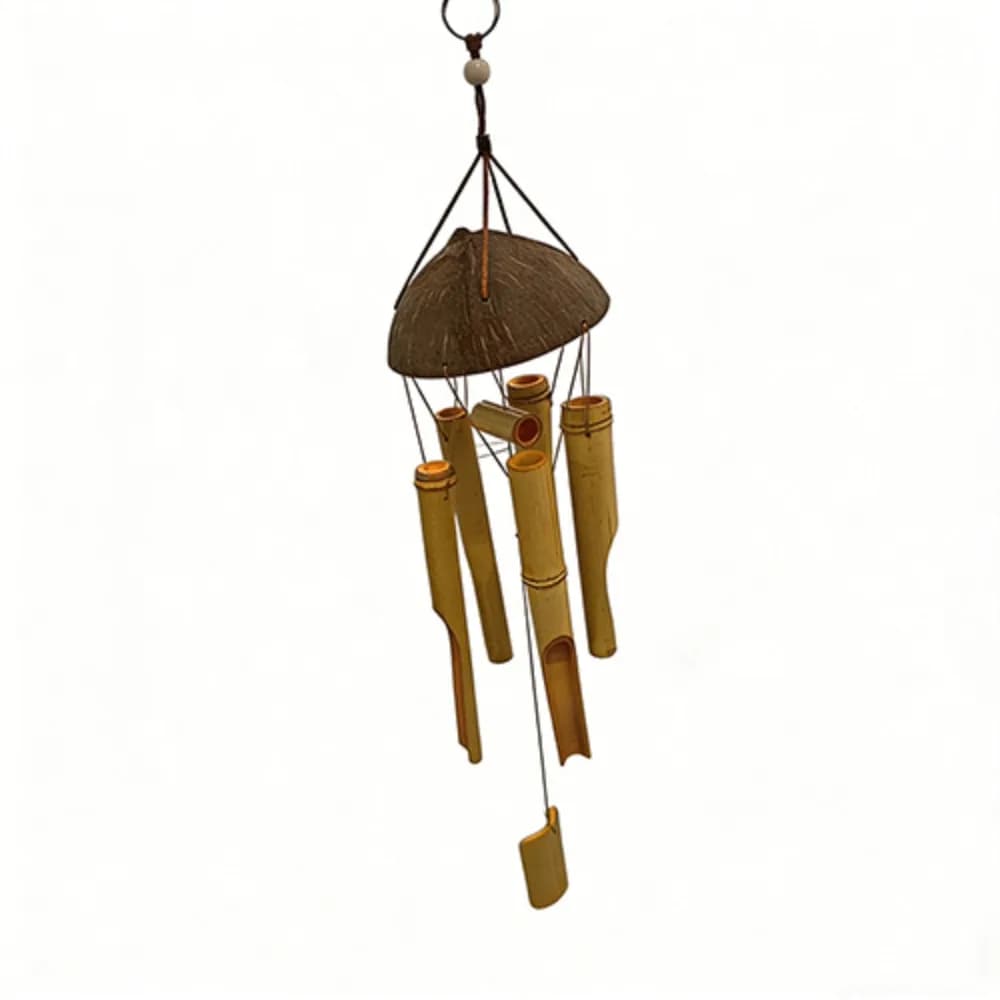 Easy Use Handmade Tea Room Wall Hanging Outdoor Decoration Home Decoration Wind Chime Bell Tube Handcrafted Gift Door Pendant