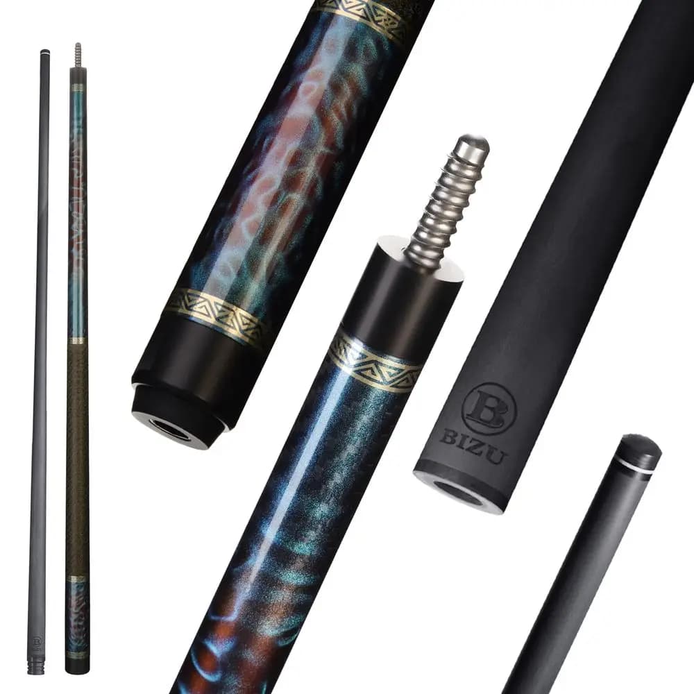 NUOVA Stecca da Biliardo Mars Impact in Fibra di Carbonio con Punta da 11.5mm 12.5mm
