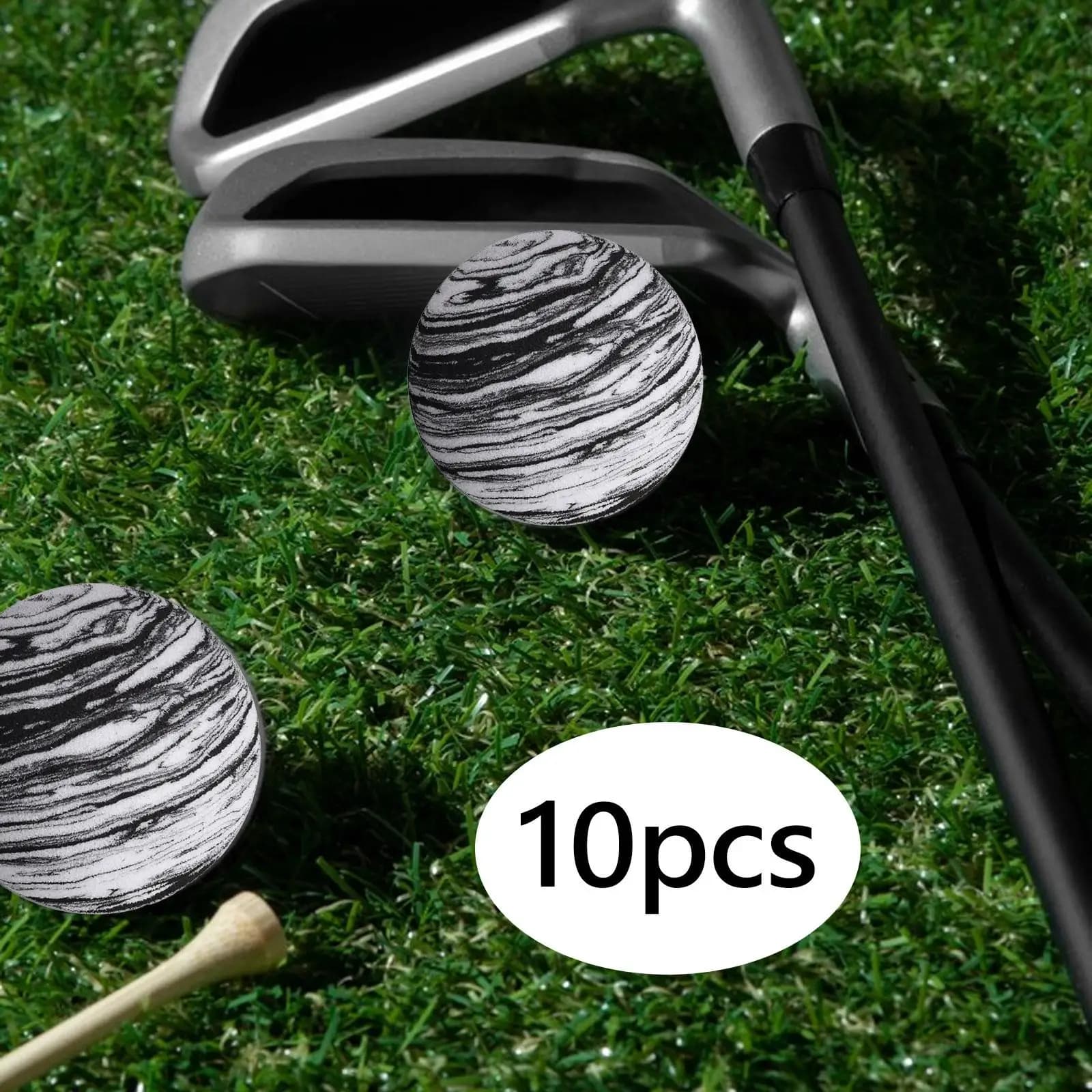 Portable EVA Golf Balls Playground Toy Ball Lightweight Training Equipment for Fun Home Practice Games