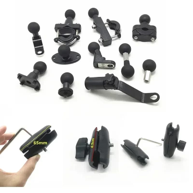 With 1 inch ball mount base for Gopro hero Camera for Ram mounts Action Camera DSLR SJCAM smartphone GPS accessories