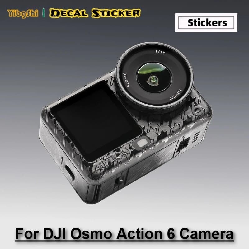 For DJI Osmo Action 6 Decal Skin for DJI Osmo Action 6 Camera sticker Action6 Wraps Cover film