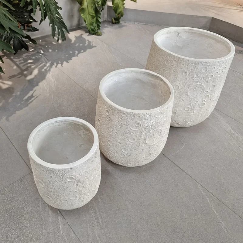 Vasi per piante per la decorazione domestica e del giardino Design rotondo personalizzato in Europa Prezzo di fabbrica Grande fioriera in stile vaso da esterno