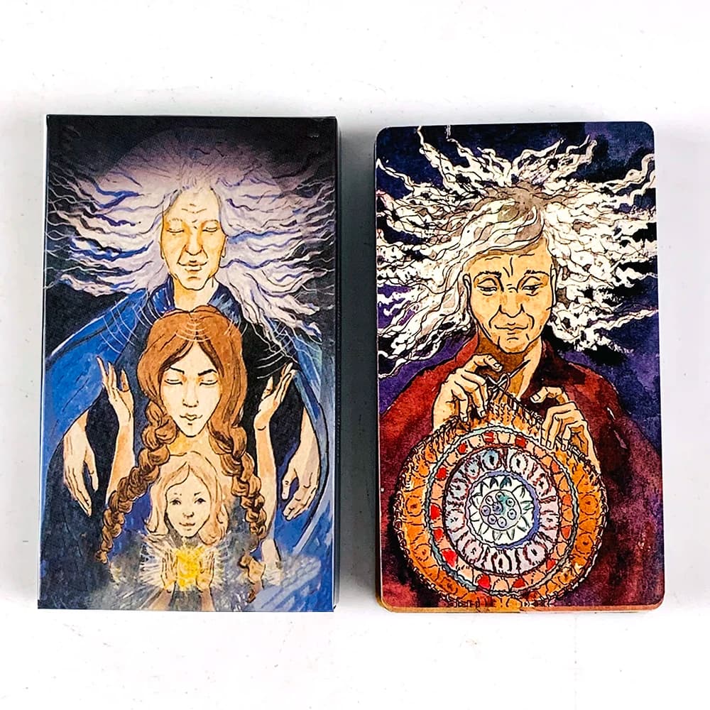 Nuove carte dei tarocchi A 45 carte Oracle Versione russa Mazzo Giochi Gioco da tavolo Divinazione del destino con istruzioni carta