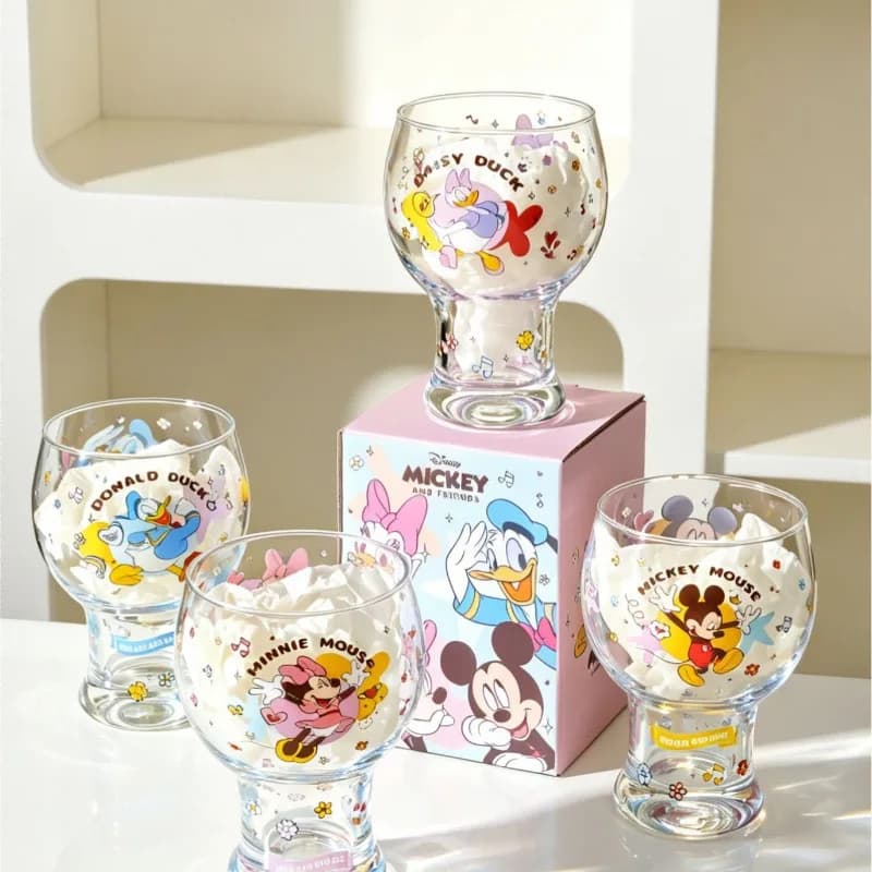 Kawaii Cute Anime Cartoon Cute Sweetness Mickey Mouse Couple Cold Drink Juice Cup Office Beer Mug Birthday Gift Holiday Gifts