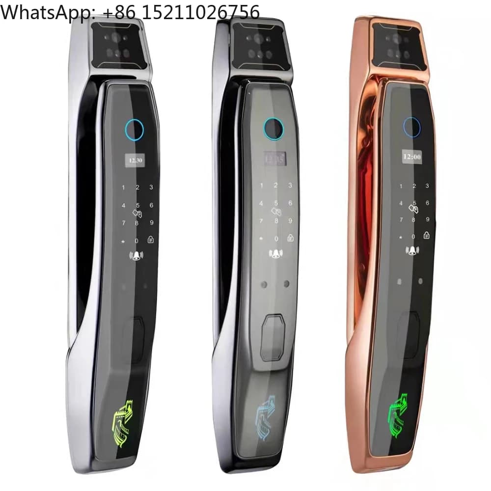 Serratura elettronica completamente automatica con password Serratura per impronte digitali domestica Serratura per porta con impronta digitale Smart Face